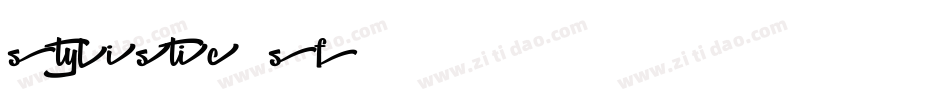 Stylistic SF字体转换
